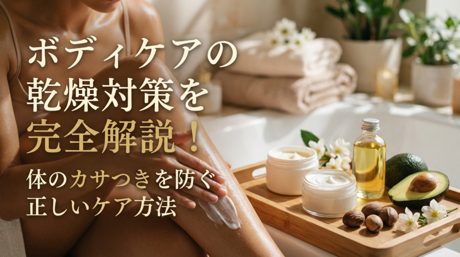 ボディケアの乾燥対策を完全解説！体のカサつきを防ぐ正しいケア方法