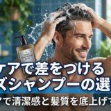 ヘアケアで差をつけるメンズシャンプーの選び方。頭皮ケアで清潔感と髪質を底上げする方法