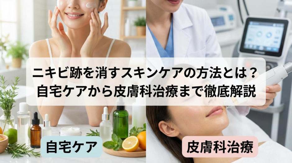 ニキビ跡を消すスキンケアの方法とは？自宅ケアから皮膚科治療まで徹底解説