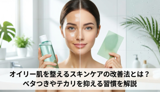 オイリー肌を整えるスキンケアの改善法とは？ベタつきやテカリを抑える習慣を解説