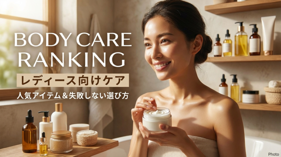 ボディケアのランキングで選ぶレディース向けケア。人気アイテムと失敗しない選び方