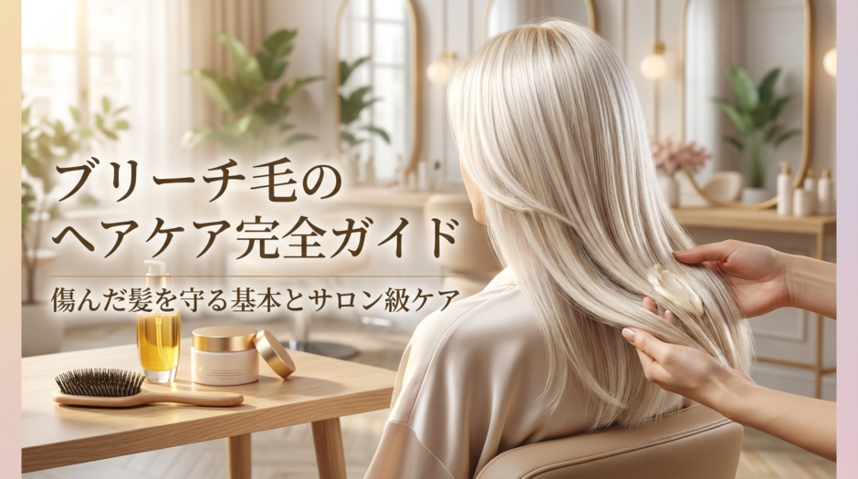 ブリーチ毛のヘアケア完全ガイド。傷んだ髪を守る基本とサロン級ケア