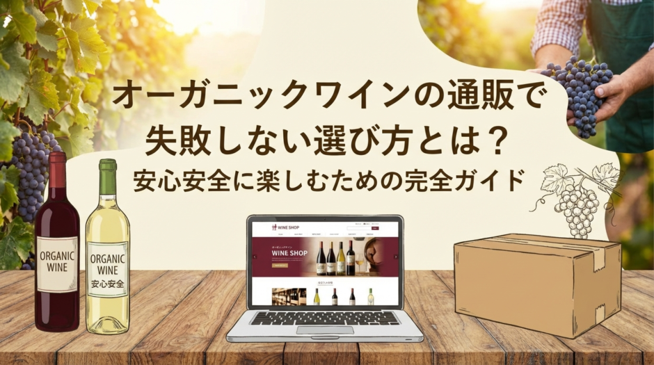 オーガニックワインの通販で失敗しない選び方とは？安心安全に楽しむための完全ガイド