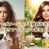 ヘアケアでダメージヘアを徹底改善する方法｜原因と自宅ケアでうるツヤ髪を叶えるコツ