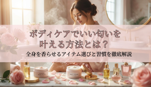 ボディケアでいい匂いを叶える方法とは？全身を香らせるアイテム選びと習慣を徹底解説