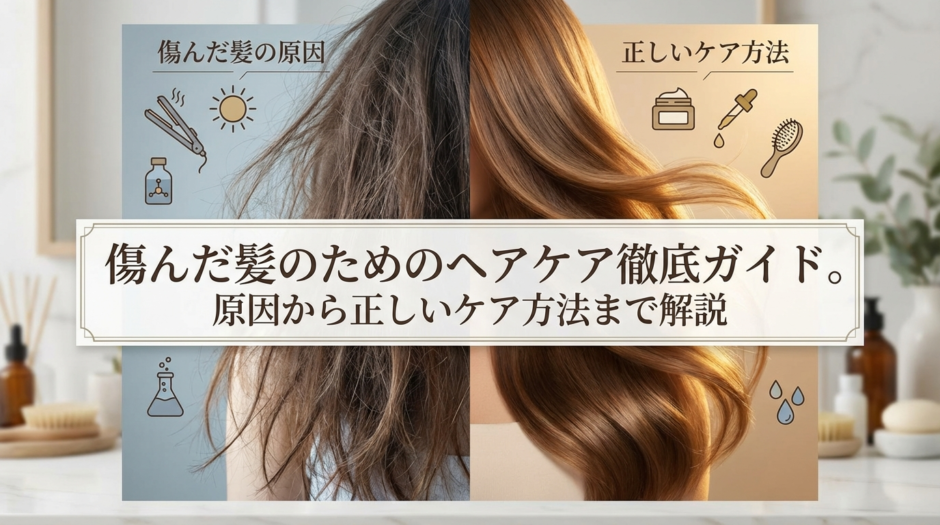 傷んだ髪のためのヘアケア徹底ガイド。原因から正しいケア方法まで解説