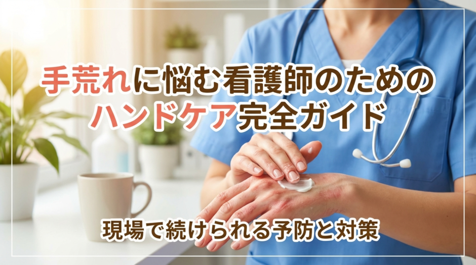 手荒れに悩む看護師のためのハンドケア完全ガイド｜現場で続けられる予防と対策