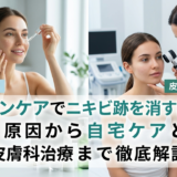 スキンケアでニキビ跡を消す基本｜原因から自宅ケアと皮膚科治療まで徹底解説