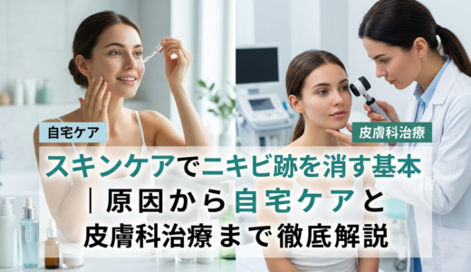 スキンケアでニキビ跡を消す基本｜原因から自宅ケアと皮膚科治療まで徹底解説