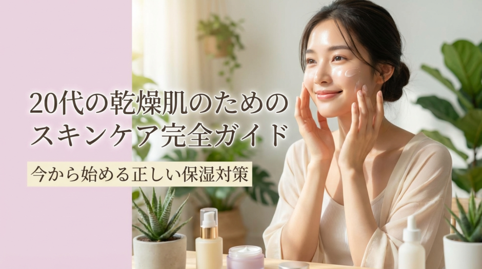 20代の乾燥肌のためのスキンケア完全ガイド｜今から始める正しい保湿対策