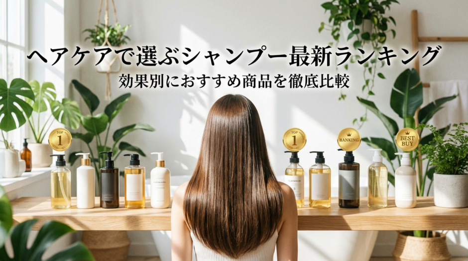 ヘアケアで選ぶシャンプーの最新ランキングとは？効果別におすすめ商品を徹底比較