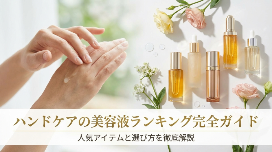 ハンドケアの美容液ランキング完全ガイド｜人気アイテムと選び方を徹底解説